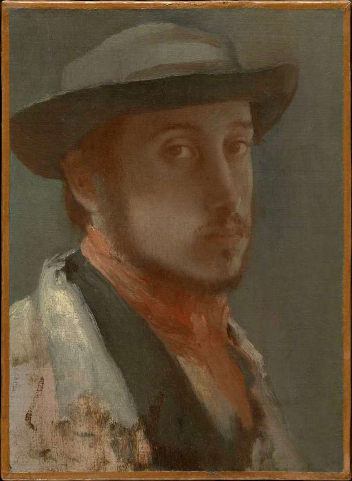 STERLING AND FRANCINE CLARK ART INSTITE Self-portrait of Egar Degas.