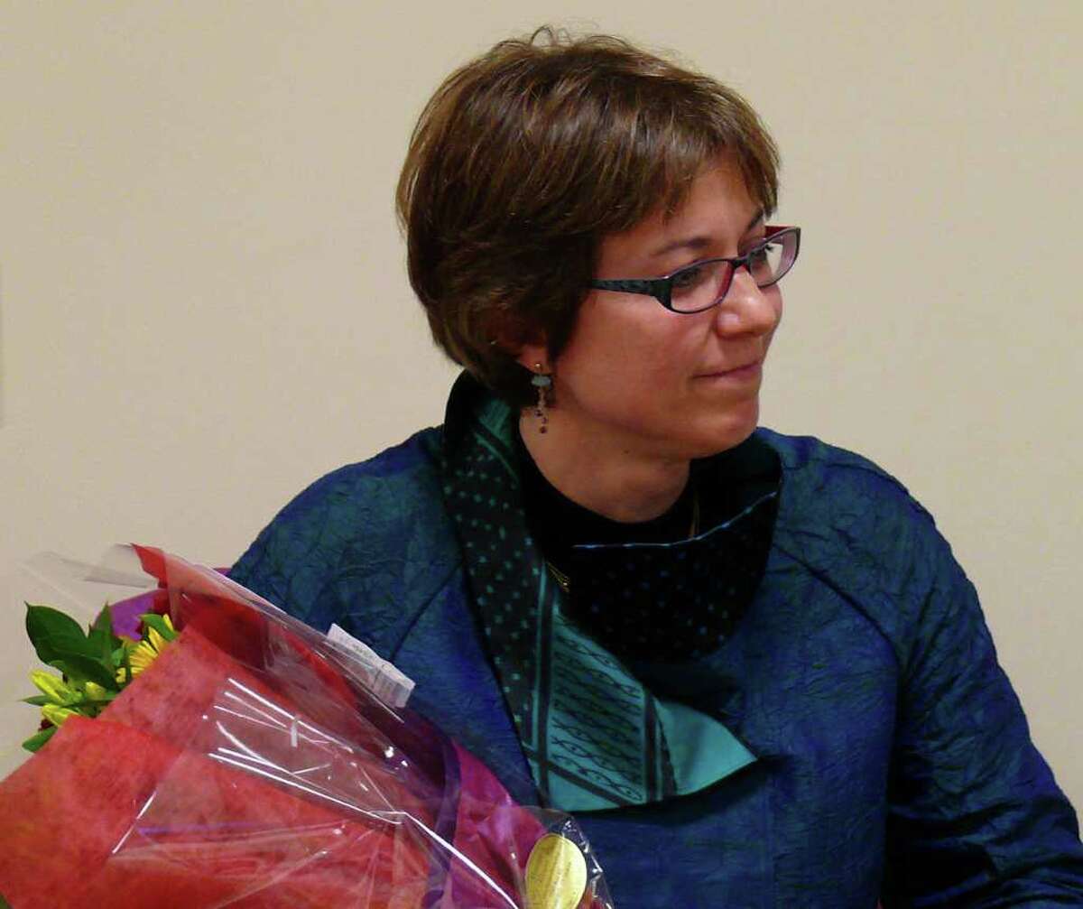 Selectman Sherri Steeneck found herself fighting back tears at her last Board of Selectmen meeting.