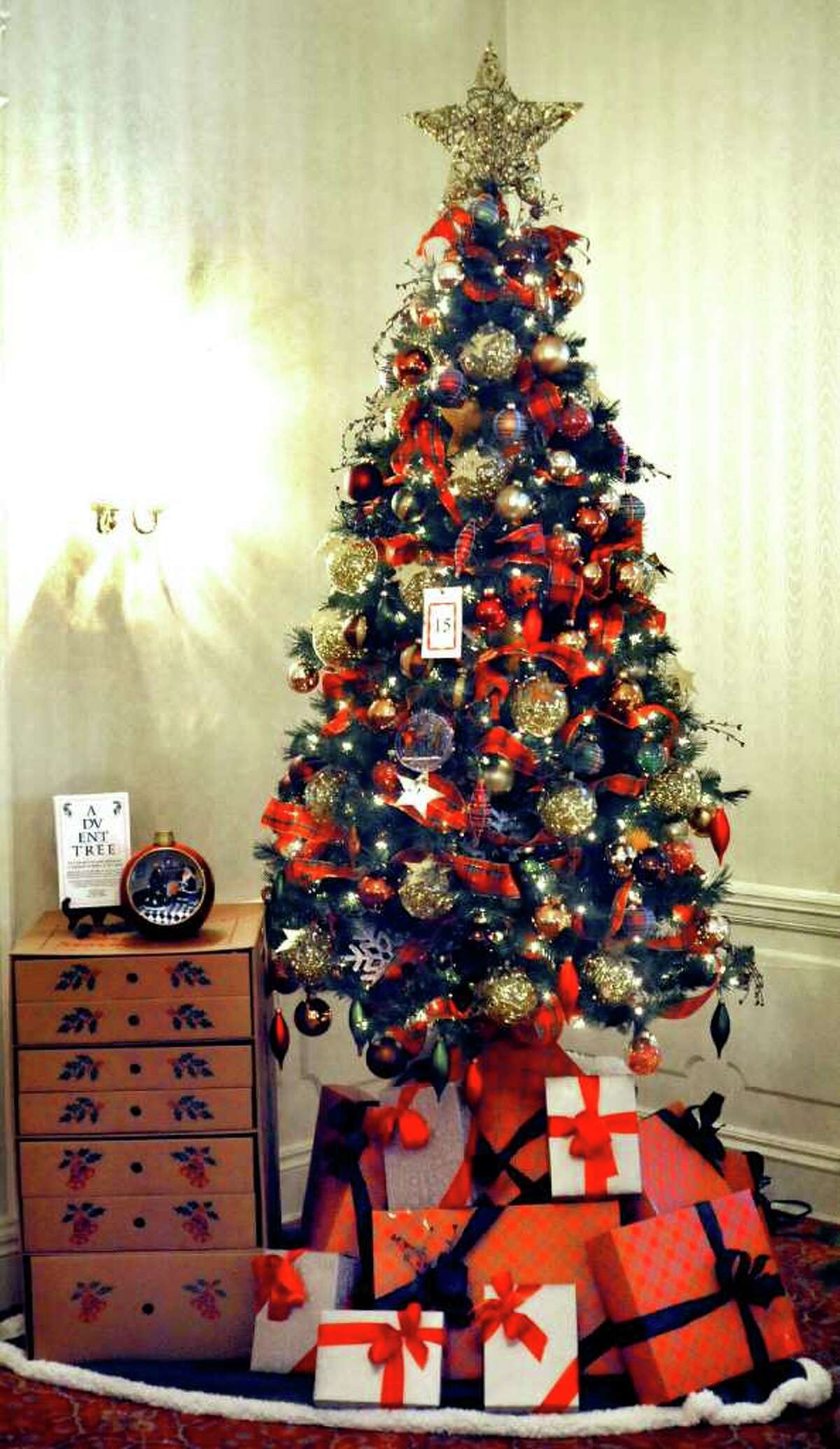 This Advent calendar tree submitted to The Festival of Trees at the Ridgefield Community Center by Neuman Real Estate and Christies International has been chosen best in show Thursday, Nov. 17, 2011.