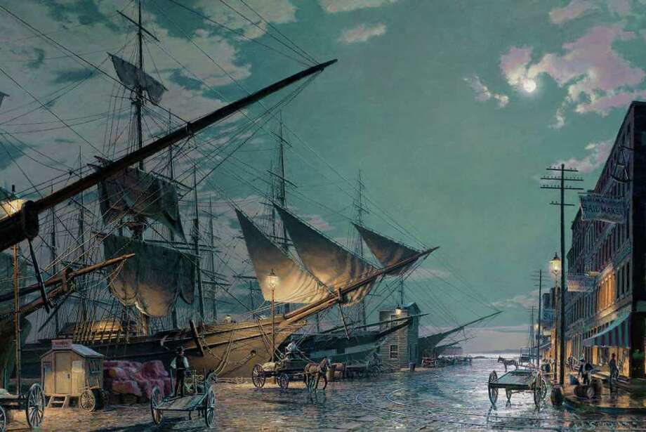 Fairfield gallery commissions maritime lithographs Fairfield Citizen