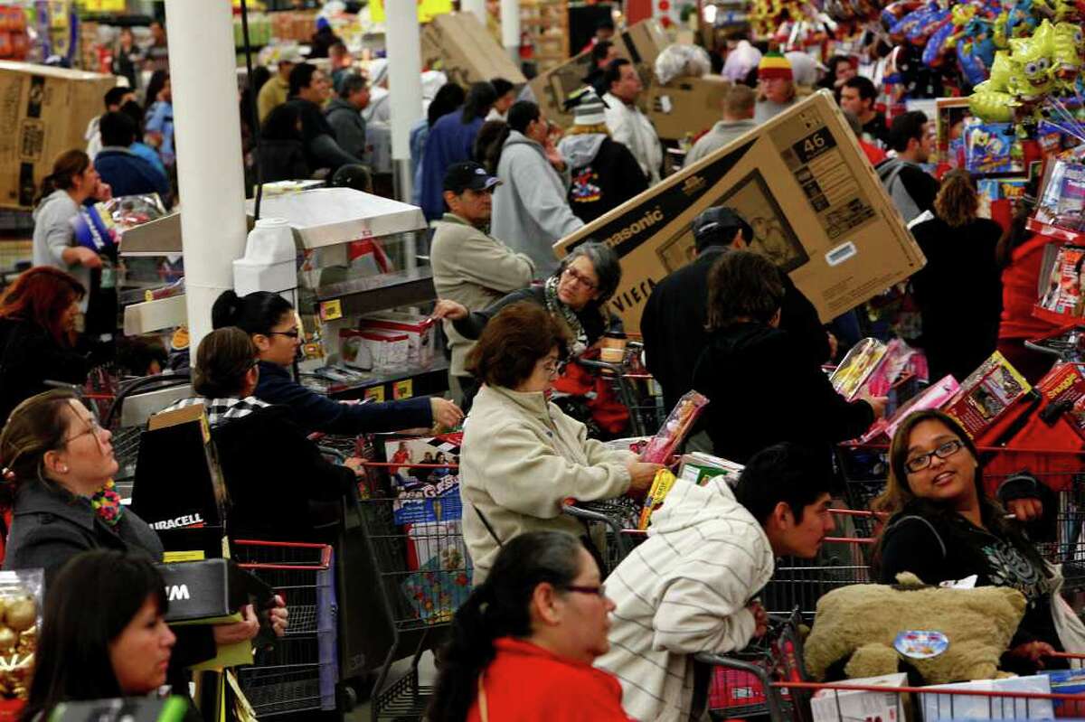 RIP Black Friday? Early morning crowds were sparse around San Antonio