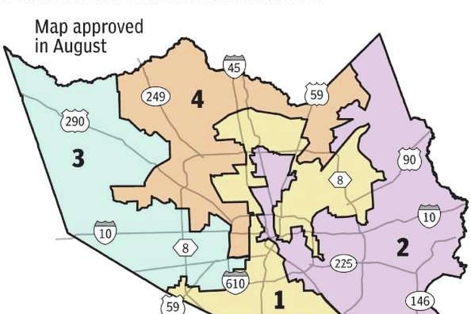 Harris County Precinct Map Judges' Precinct Map Pleases Latino Leaders