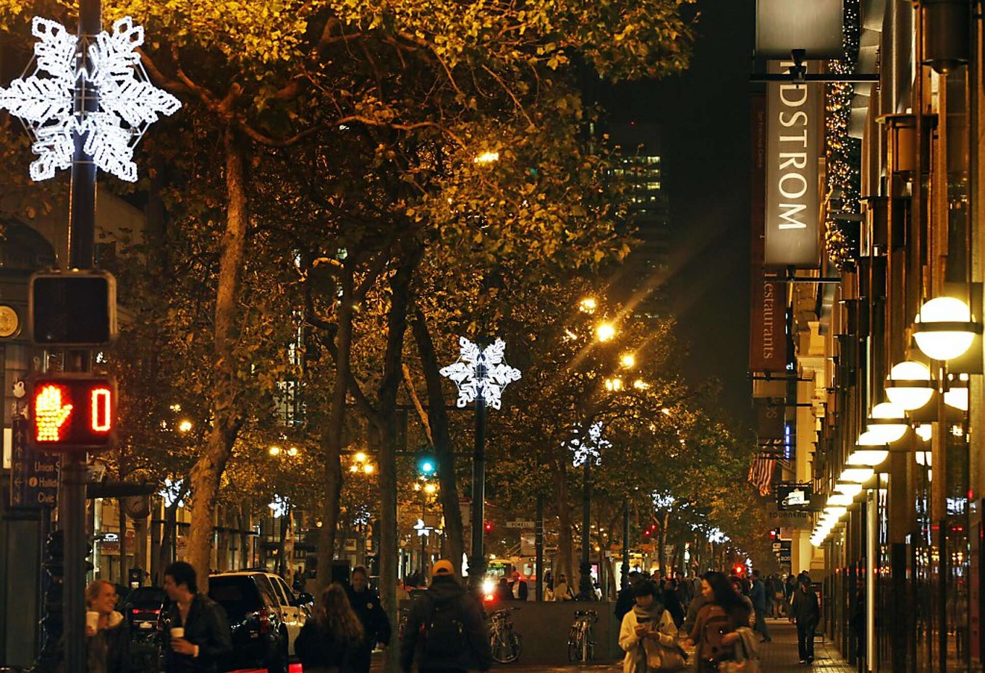 Embarcadero Center, San Francisco, Holiday Lights