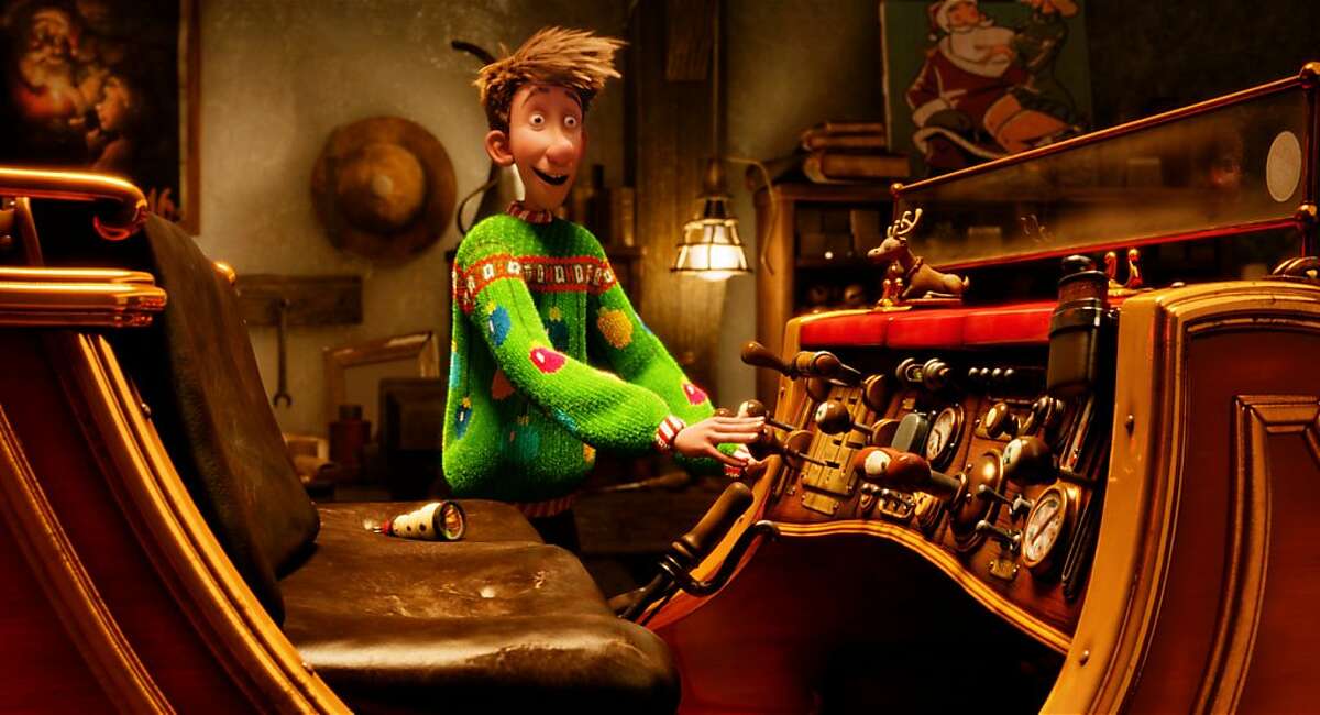 Arthur (voiced by James McAvoy) in ARTHUR CHRISTMAS, an animated film produced by Aardman Animations for Sony Pictures Animation.