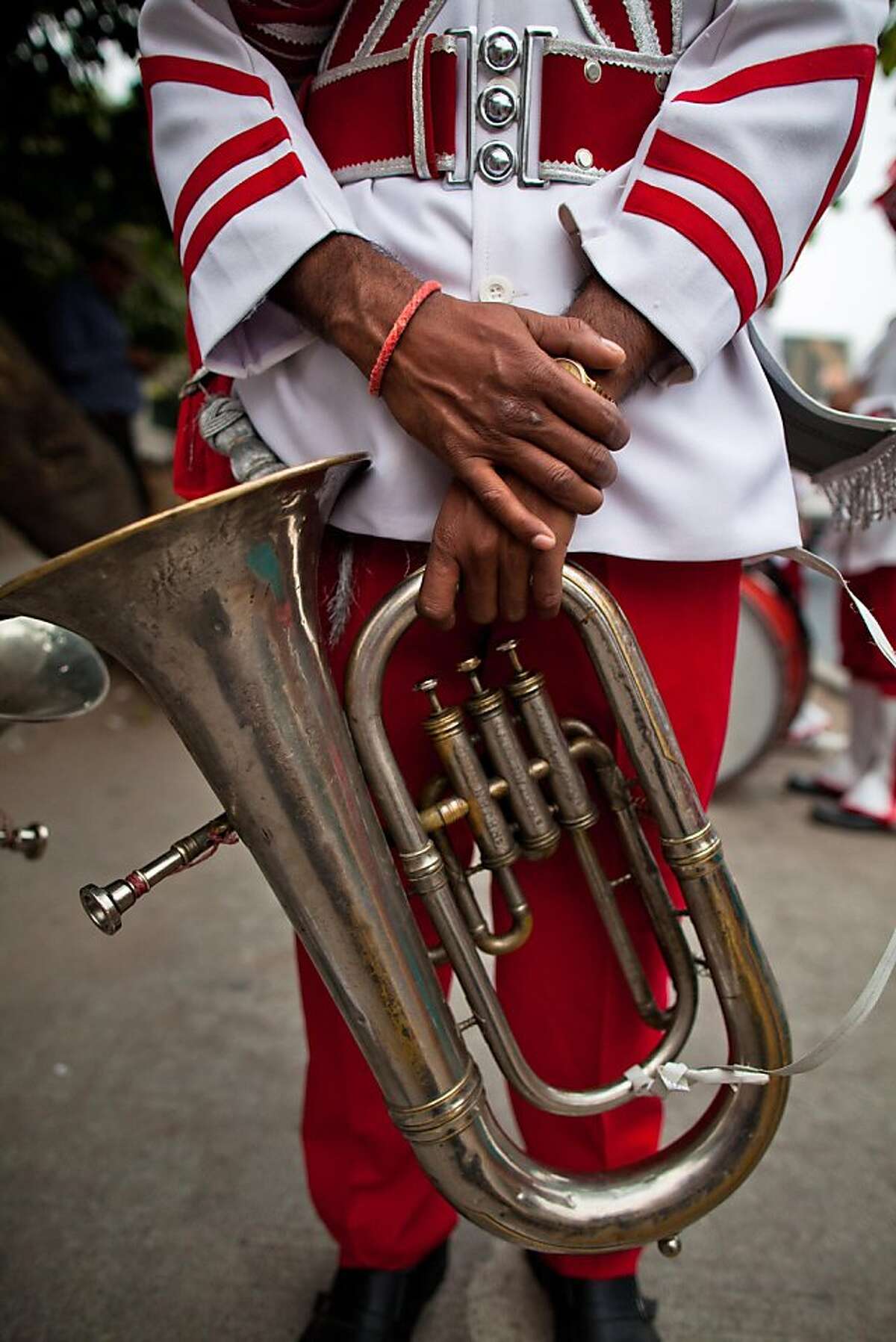 Brass bands for India's wedding season