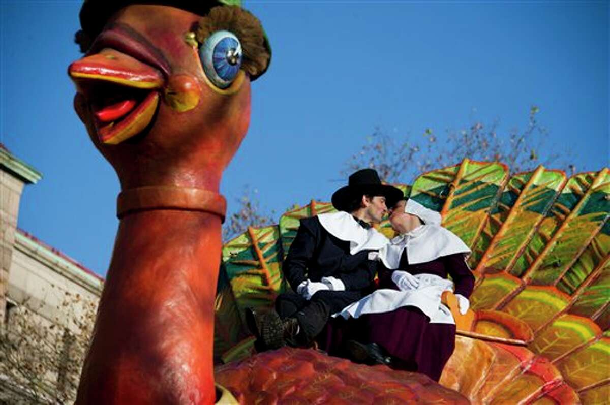 Thanksgiving around the World. Macy's Thanksgiving Day Parade 2012. Macy's famous pressing Thanksgiving. Homosexual Parade picture.