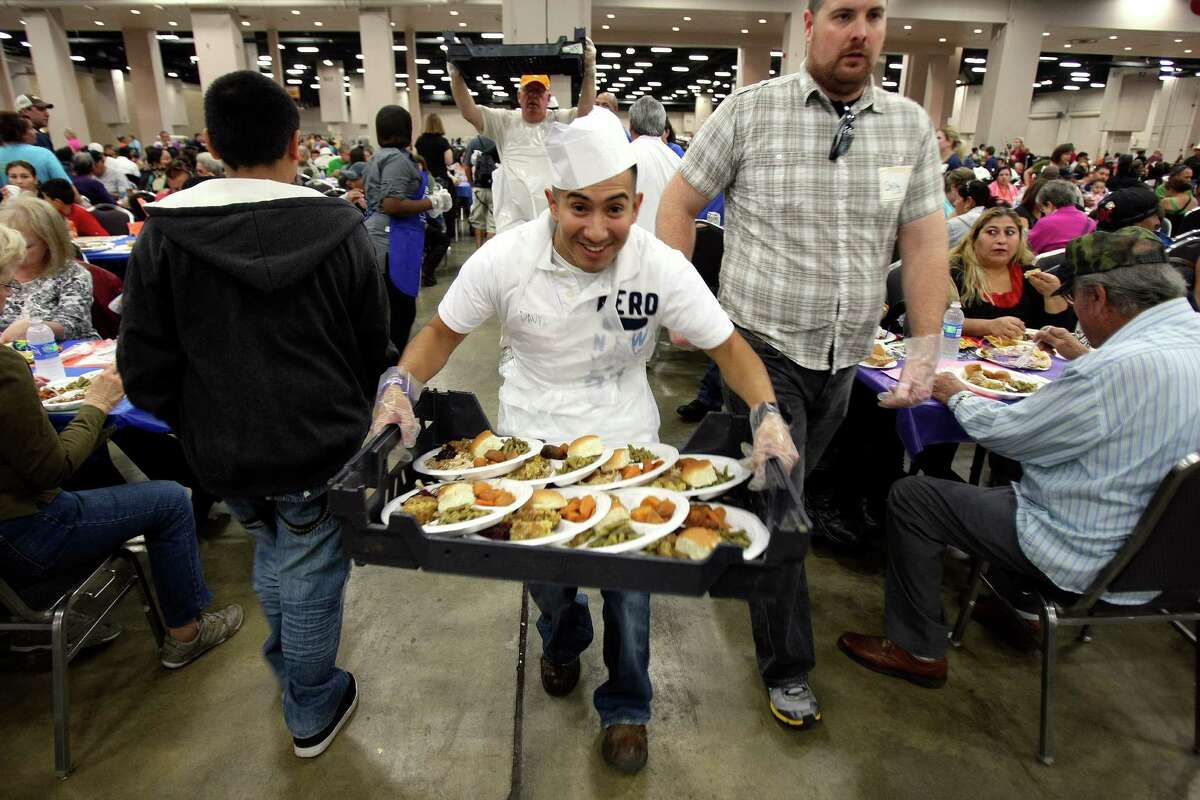 The annual dinner is set for Thanksgiving Day, Nov. 22, at the Convention Center. Raul Jimenez began the dinner with the goal of feeding 100 people, according to the website.