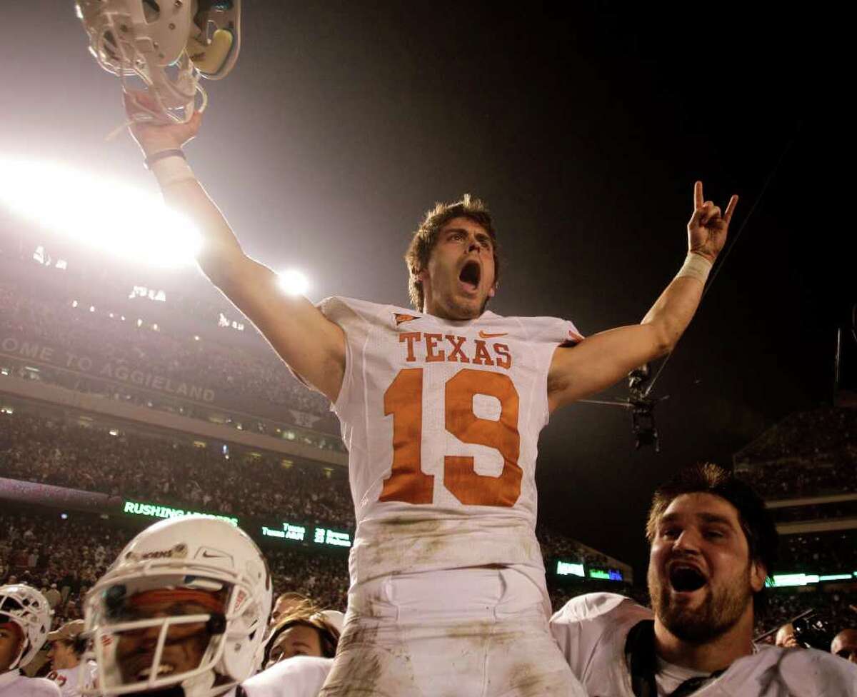 Justin Tucker 40-yard field goal - Nov. 24, 2011 vs. Texas A&M