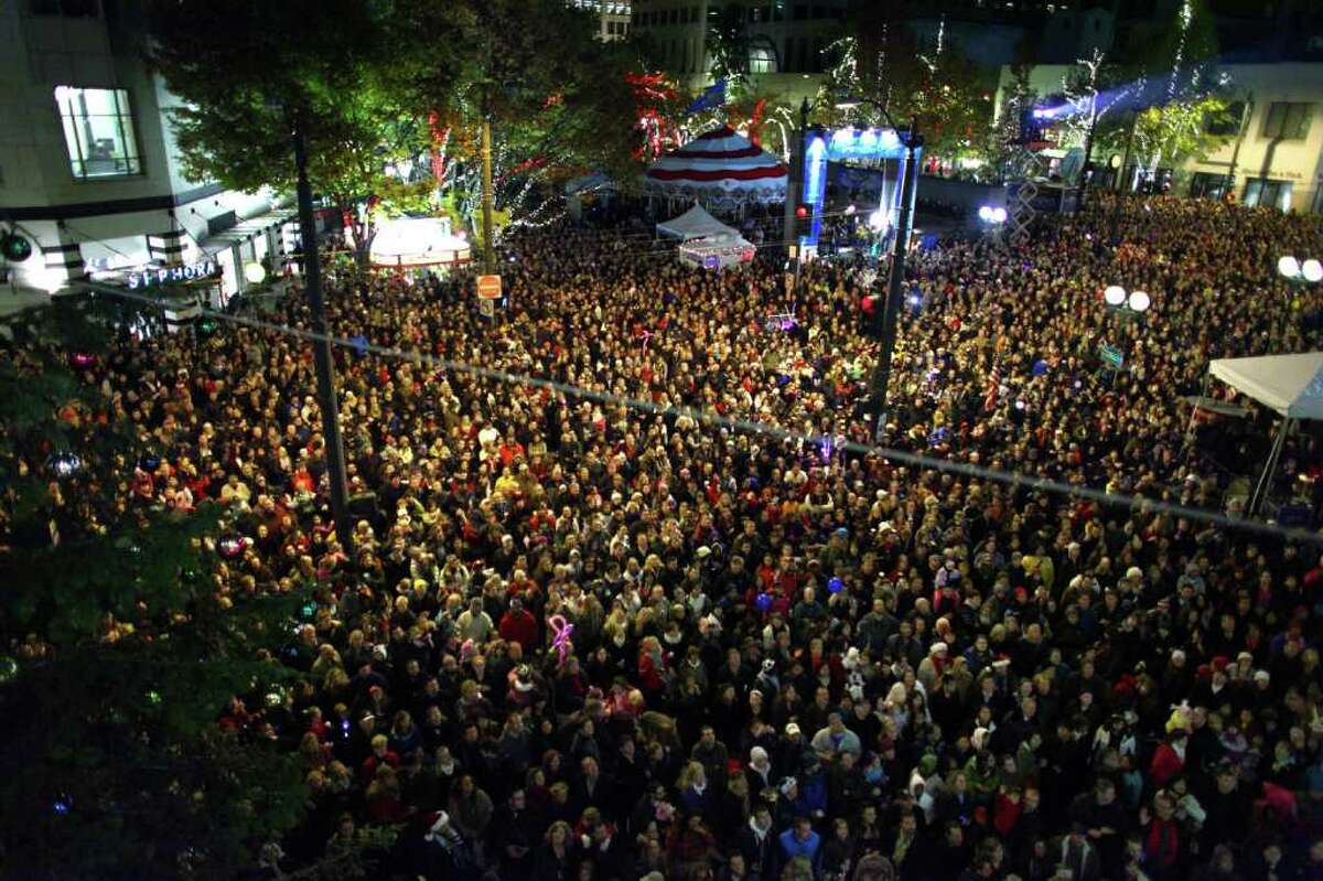 Westlake Center Christmas tree lighting