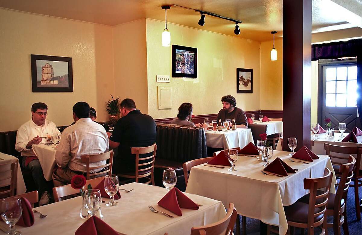 Diners enjoy lunch at Viva Goa Restaurant In San Francisco, Calif., on June 30th, 2011.