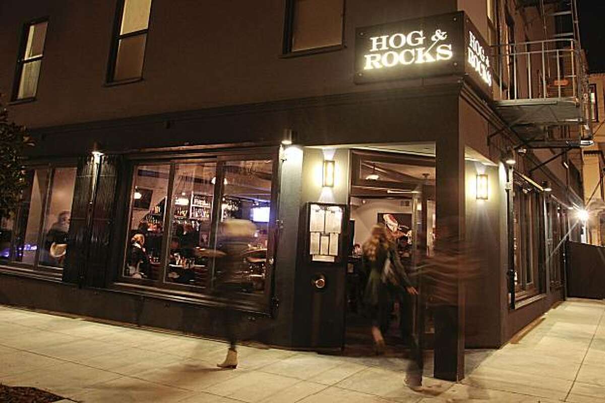 The exterior of the Hog Rocks restaurant in San Francisco, Calif., is seen on Sunday, January 12, 2011.