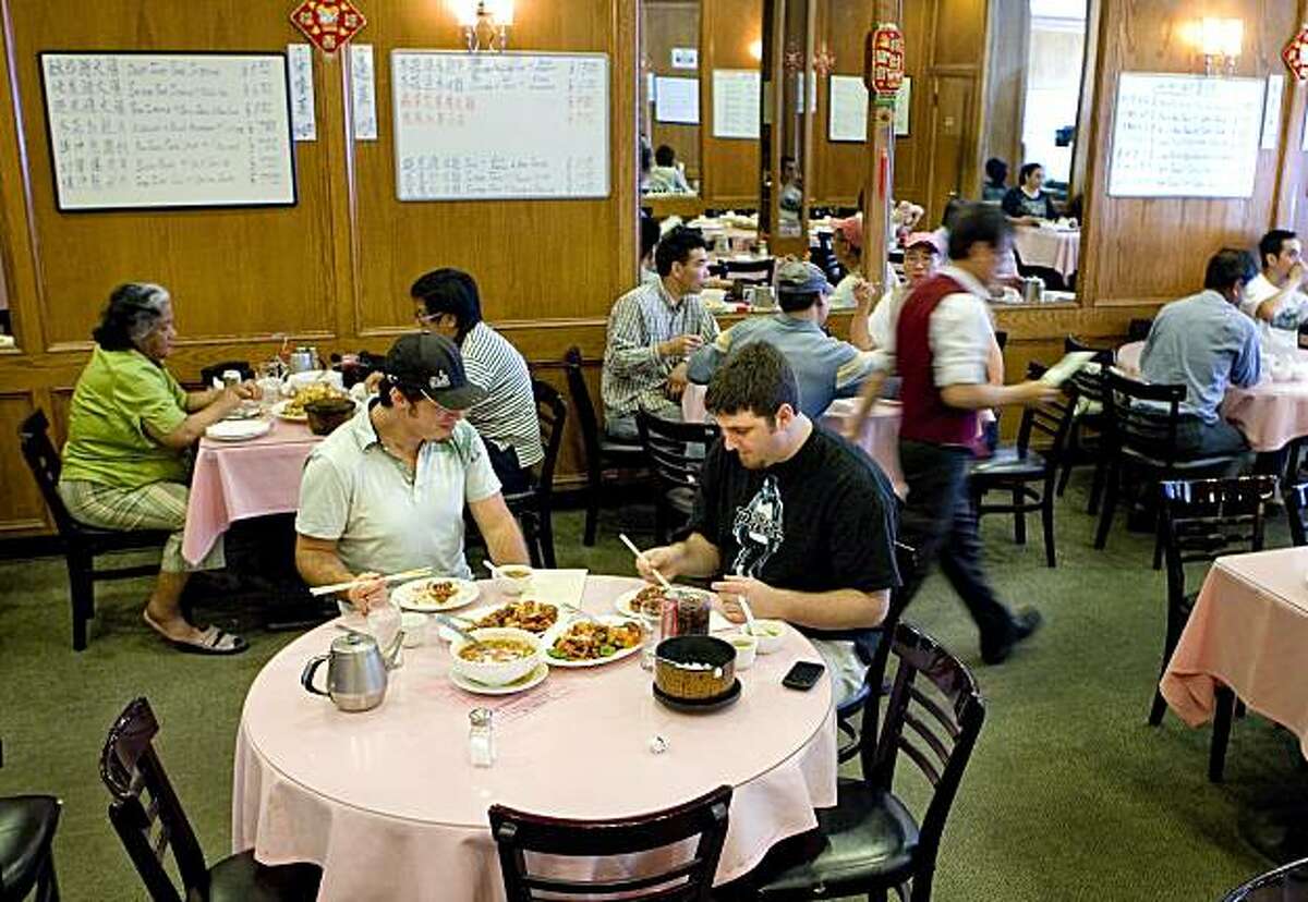 Diners eat lunch at China First restaurant in San Francisco, Calif., is seen on Wed. October 13, 2010.