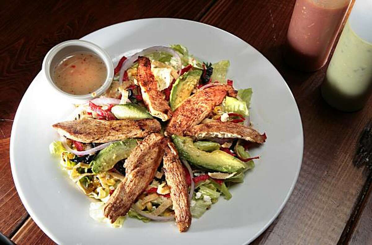 The Mexican grilled chicken salad at the Iron Cactus in San Francisco on Friday July 30, 2010.