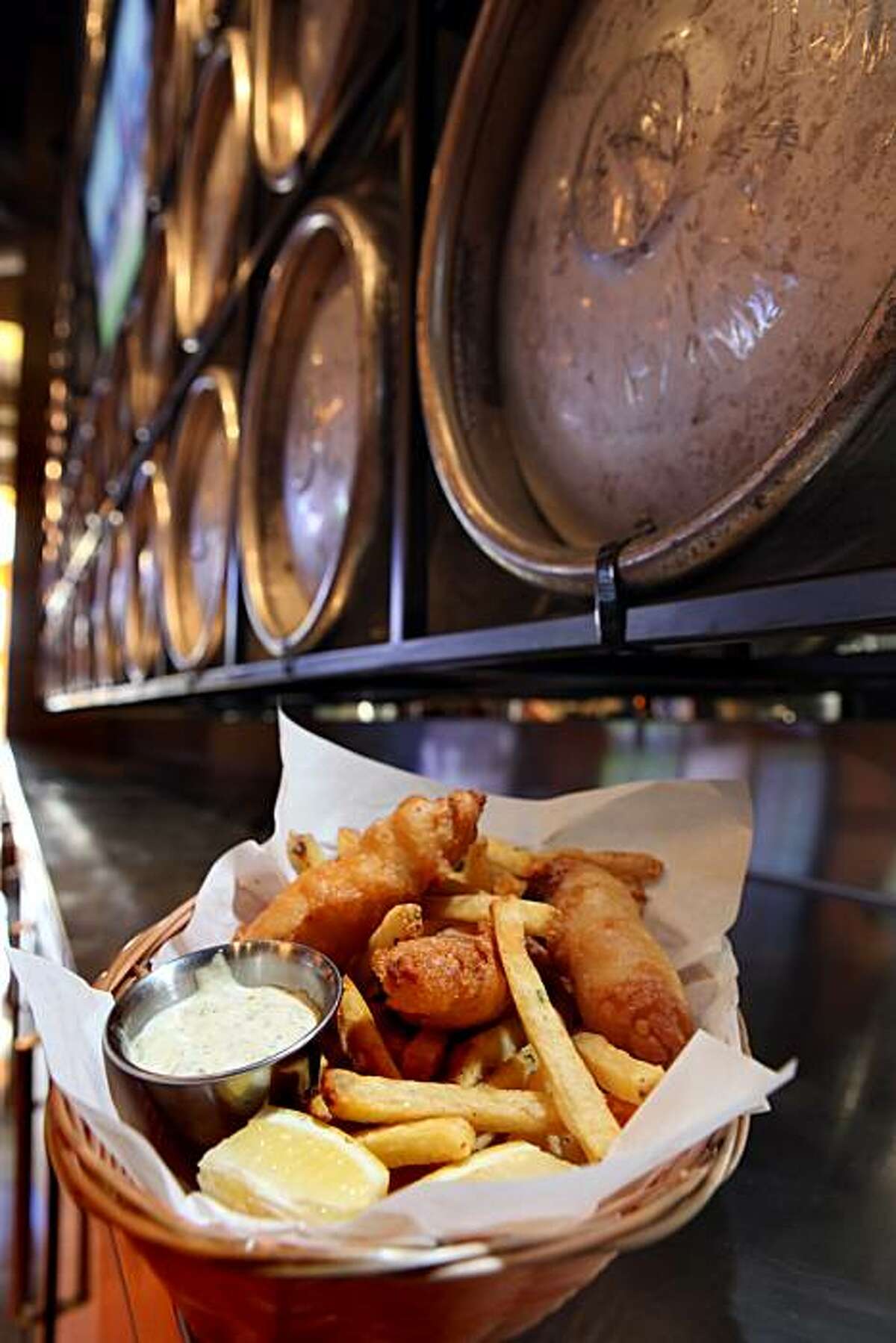 The fish and chips served at Public House in San Francisco, Calif., on Wednesday, May 12, 2010. Public House and Mijita are two restaurants by Tracy Des Jardins carved out of what was once Acme Chophouse.