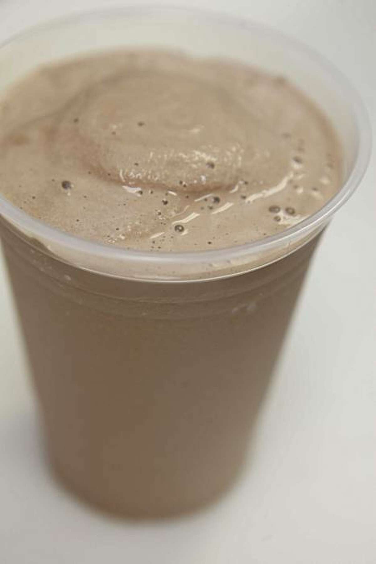 A Chocolate Milk Shake is ready for a customer at Truburger on Wednesday March 17, 2010 in Oakland, Calif.