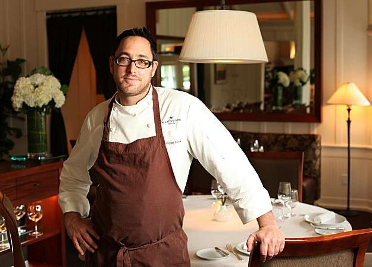 Chef Christopher Kostow at Meadowood Restaurant in St. Helena, Calif., on February 12, 2010.