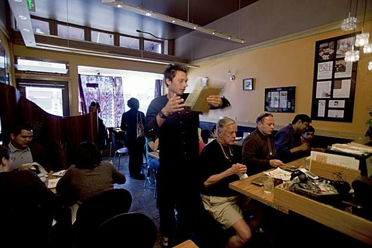 An interior view of Tataki Sushi and Saki Bar in San Francisco, Calif. on Friday, Aug. 7, 2009.