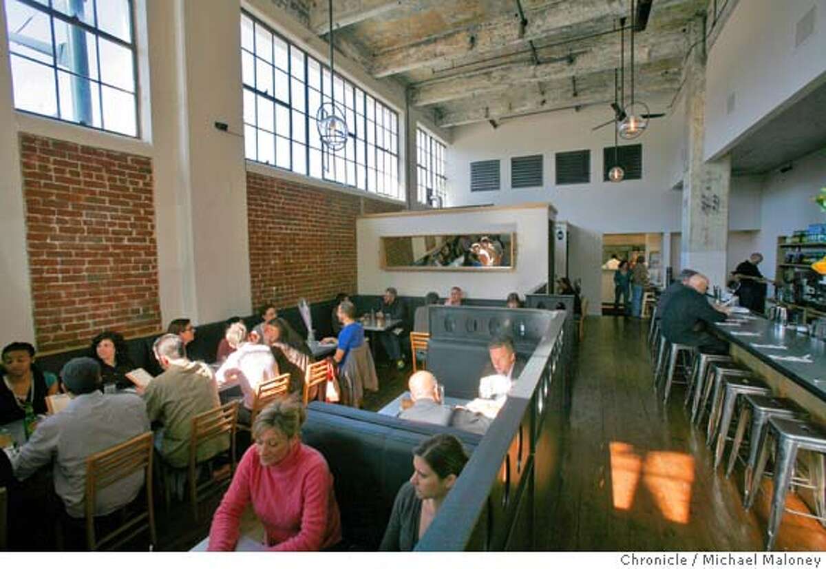 Interior view of Serpentine, a new restaurant on Third Street in San Francisco. Photo taken on February 13, 2008. Photo by Michael Maloney / The Chronicle