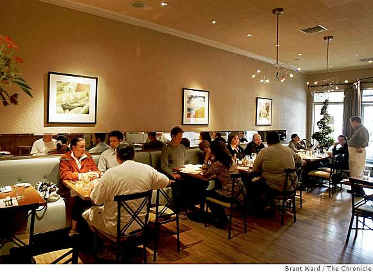 There are several smallish dining rooms that make up the interior at Dreamfarm. Dreamfarm, a restaurant on Sir Francis Drake Blvd. in San Anselmo, specializes in comfort foods.