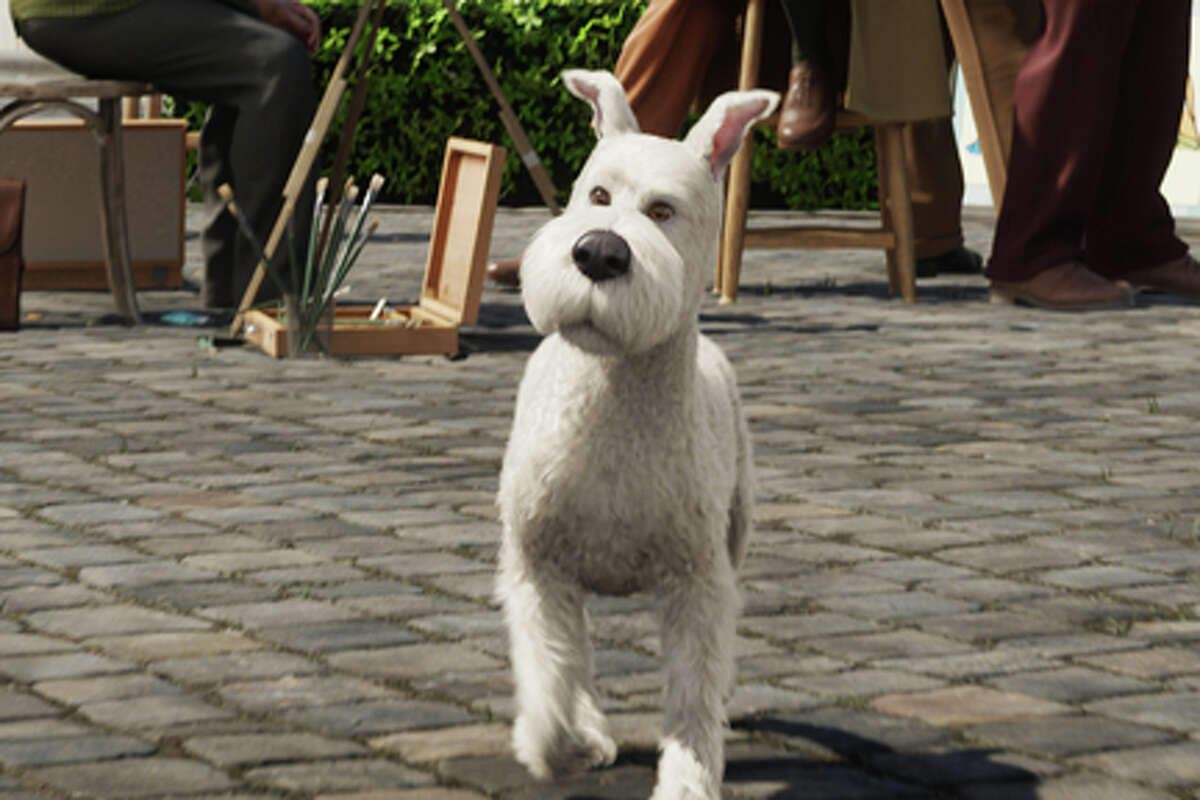 Snowy in "The Adventures of Tintin."