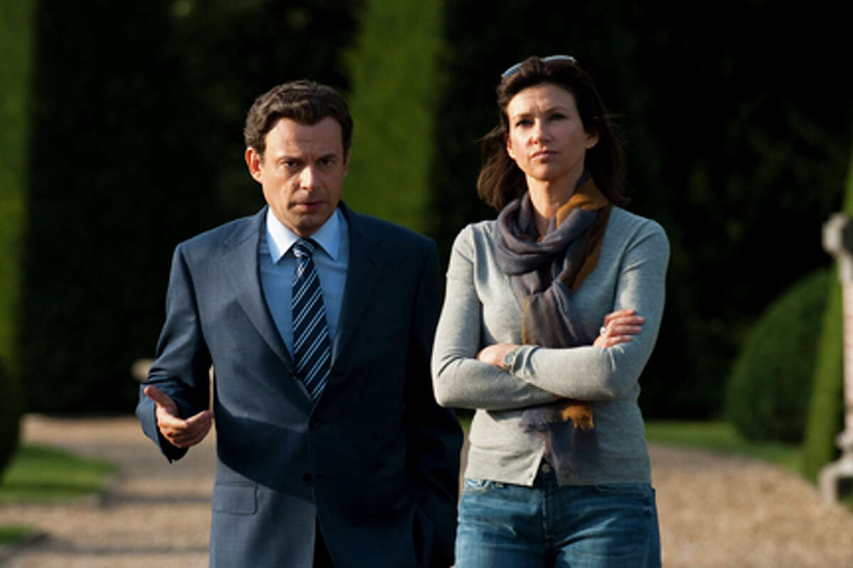 Denis Podalydés as Nicolas Sarkozy and Florence Pernel as Cécilia Sarkozy in "The Conquest."