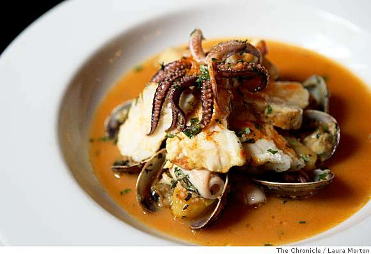 The monkfish stew at Chez Papa Resto, a new restaurant in the Mint Plaza, in San Francisco, Calif., on Friday, May 30, 2008.