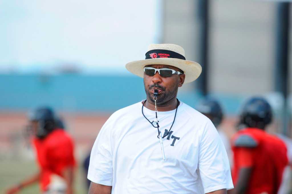 Port Arthur Memorial head coach Kenny Harrison