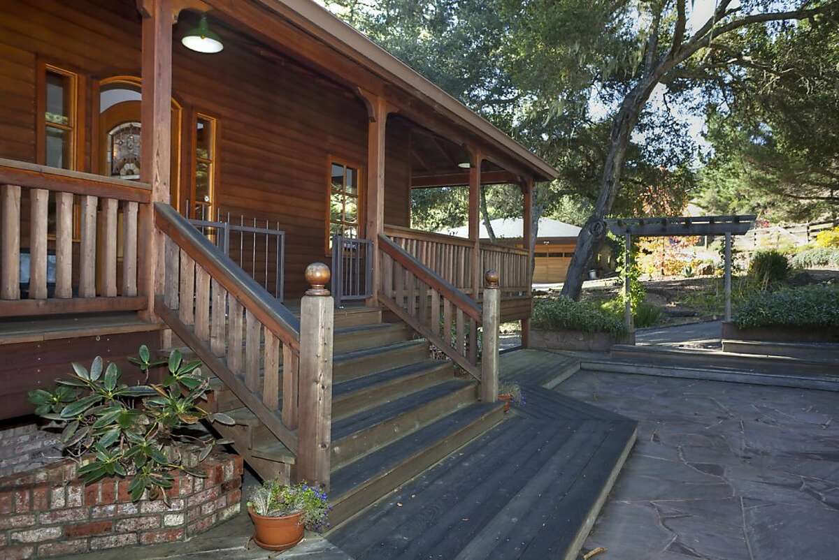 San Gregorio ranch home with wraparound veranda