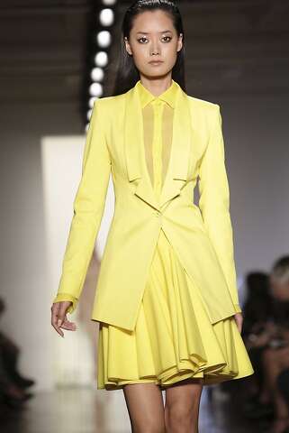 New York Fashion Week Lets Colors Fly Sfgate