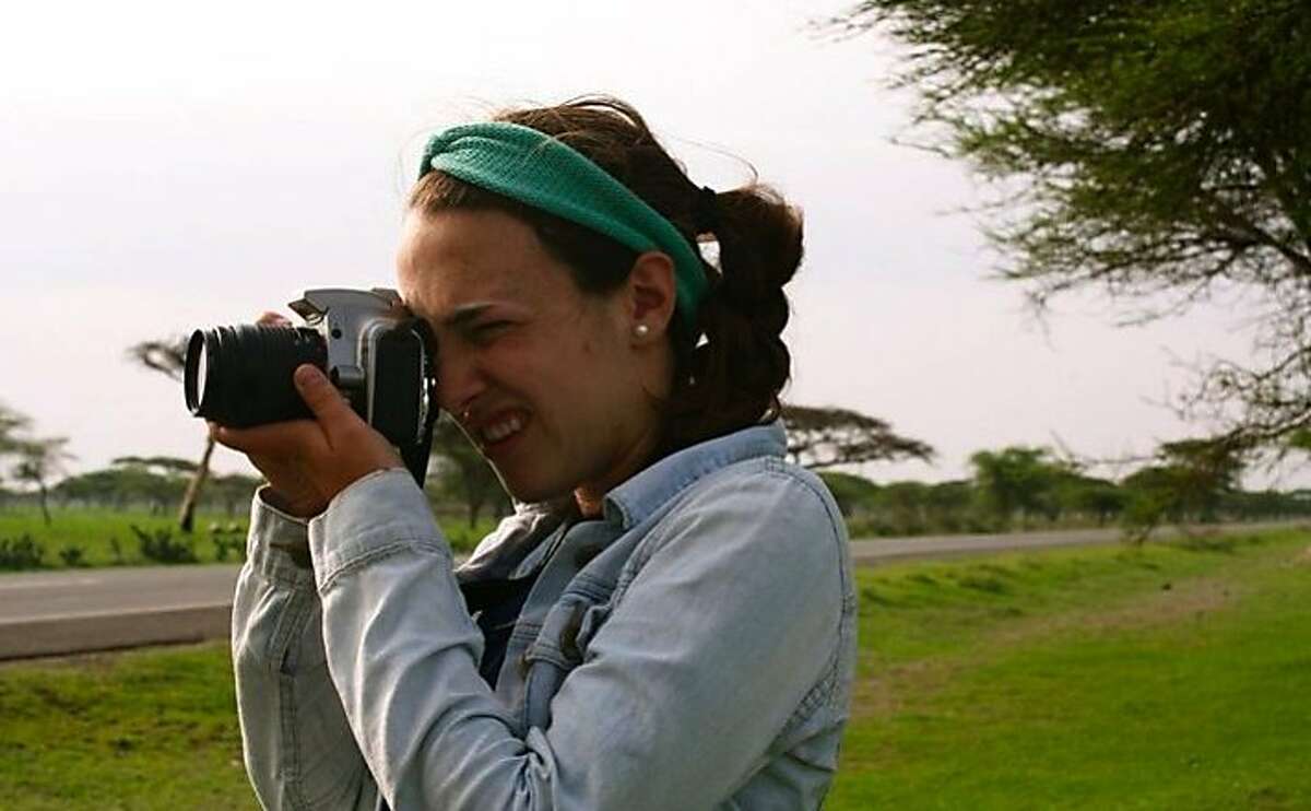 Sammy novick shooting scenery for her yearbook project last summer in Ethiopia.