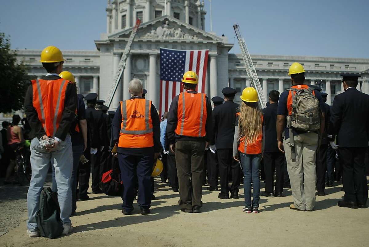 SF police, fire personnel honor the fallen of 9/11