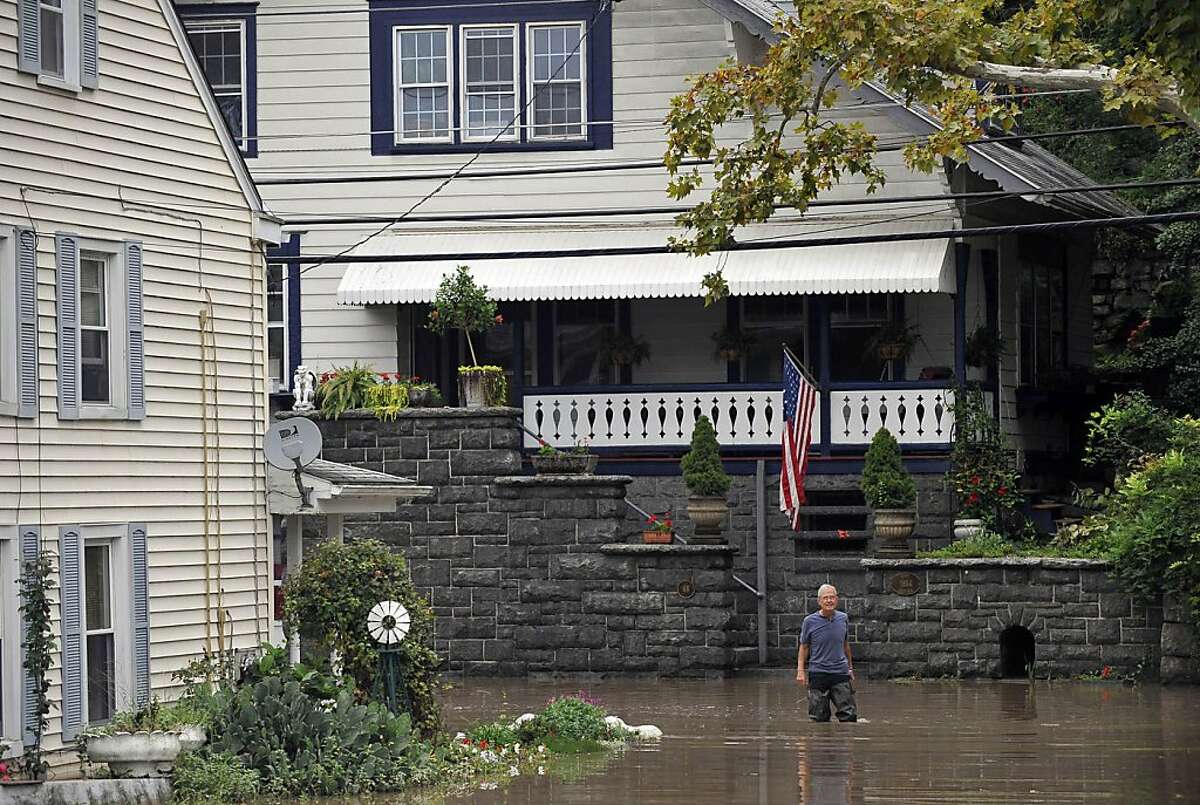 Susquehanna River recedes flood records set