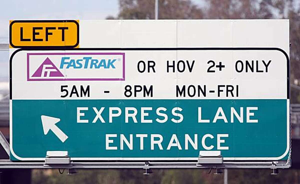 california freeway express lane