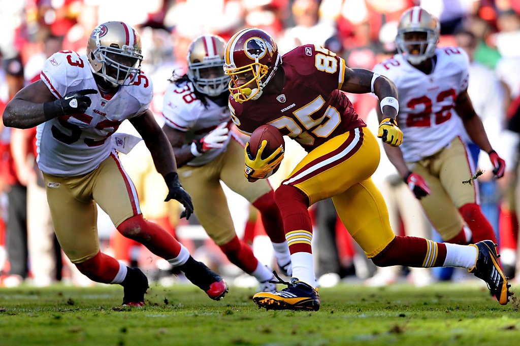 49ers win 6th straight, 19-11 over Redskins