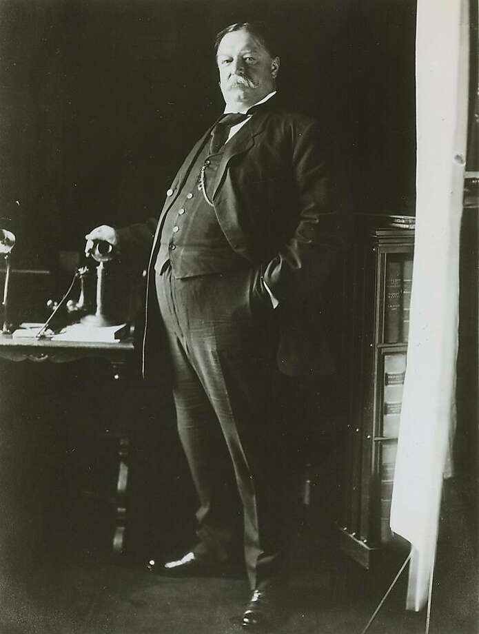William H Taft Stuck In Phone Booth In 1908 Sfgate