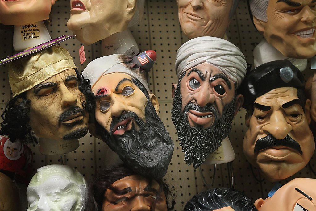 Muammar Gaddafi, Osama bin Laden, Saddam are top this Halloween