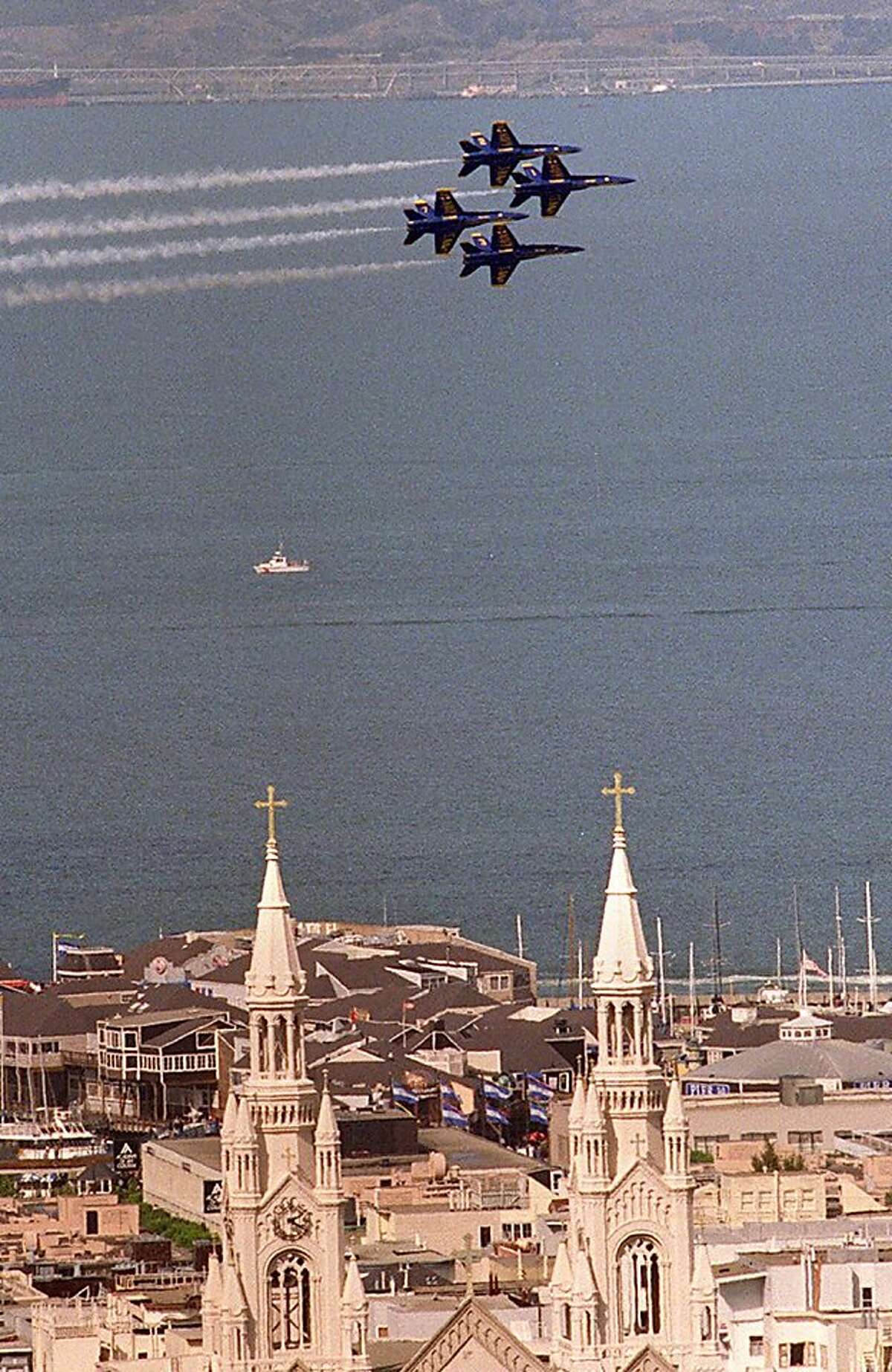 Air Show Off, Fireworks On For Fleet Week