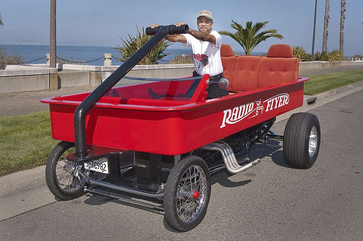 red flyer wagon car