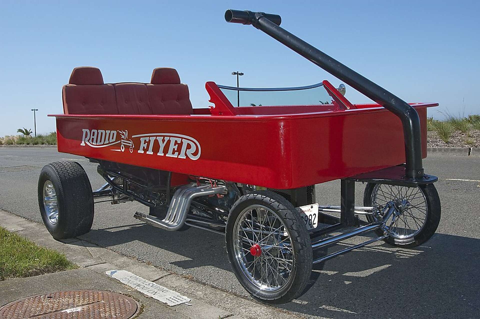 Hot rod red wagon online