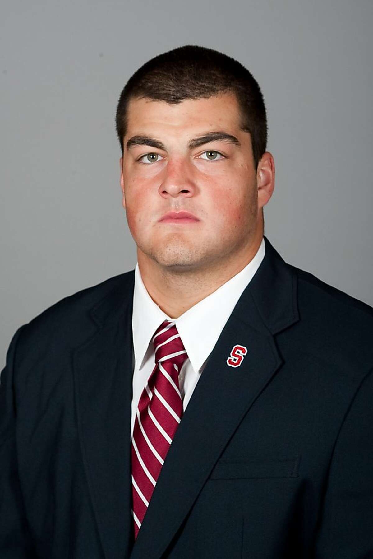 David DeCastro, Stanford. 2011. STANFORD, CA-MAY 12, 2011- Stanford Football team headshots.