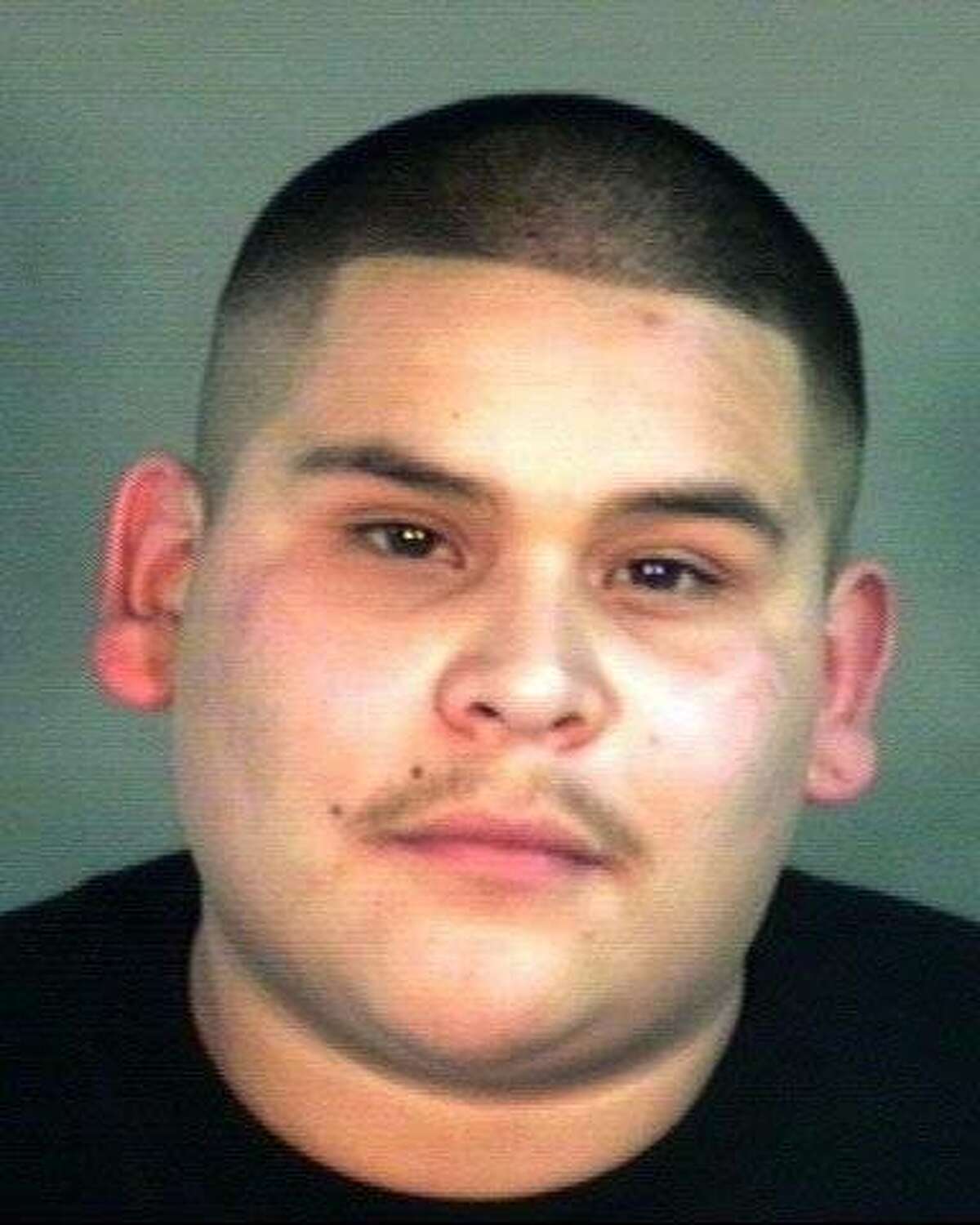 Oakland Police released a mug shot of suspect Andrew Barrientos, who alledgedly shot a Fremont Police office on Friday August 27, 2010, as the officer attempted to serve a warrant off Bancroft Blvd. in East Oakland, Calif. Suspect description-Andrew Barrientos dob- 5-11-90, 5' 7'' 240 pounds,"Decoto" tattooed on the back of the neck "Decoto Ganster" tatooed on his forearms. Ran on: 08-28-2010 Police are looking for Andrew Barrientos, 20, described as 5 feet 7 and 240 pounds. Ran on: 08-28-2010 Police are looking for Andrew Barrientos, 20, described as 5-foot-7 and 240 pounds. Ran on: 08-29-2010 Andrew Barrientos, above, was arrested in the shooting of Officer Todd Young, below. Ran on: 08-29-2010 Andrew Barrientos, above, was arrested in the shooting of Officer Todd Young, below. Ran on: 08-29-2010 Andrew Barrientos, above, was arrested in the shooting of Officer Todd Young, below. Ran on: 08-29-2010 Andrew Barrientos, above, was arrested in the shooting of Officer Todd Young, below. Ran on: 08-30-2010 Andrew Barrientos could face charges today in the shooting of Officer Todd Young. Ran on: 08-30-2010 Andrew Barrientos could face charges today in the shooting of Officer Todd Young. Ran on: 08-31-2010 Andrew Barrientos Ran on: 09-01-2010 Andrew Barrientos, top right, is accused of shooting Fremont police Officer Todd Young, below right.