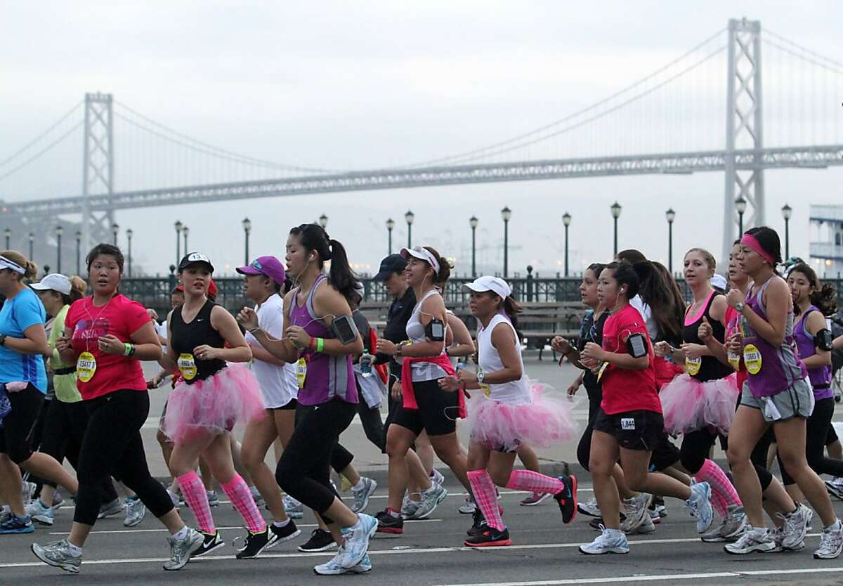 22,000plus women compete in S.F.'s Nike marathon