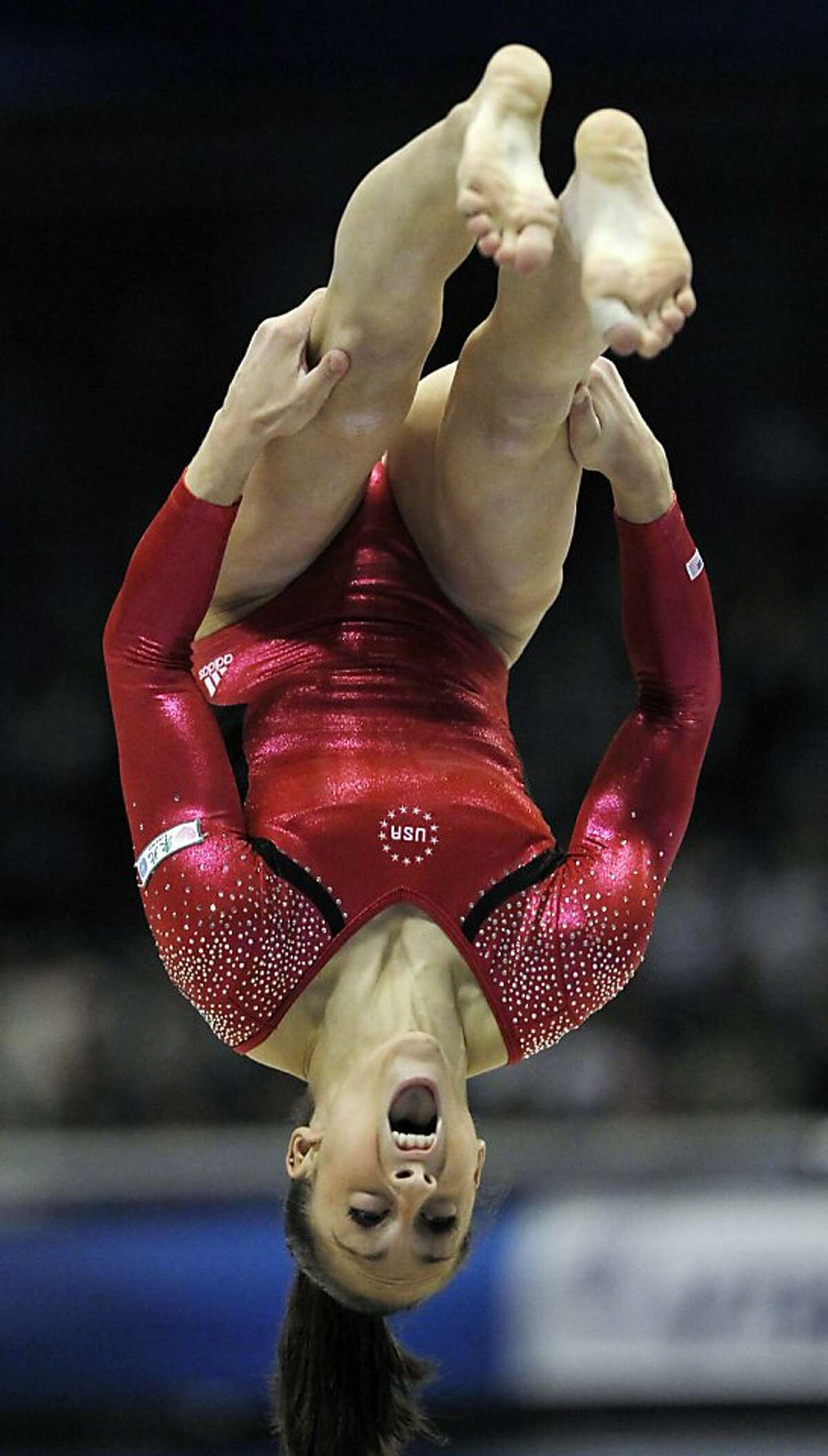 Us Women Win World Gymnastics Title 
