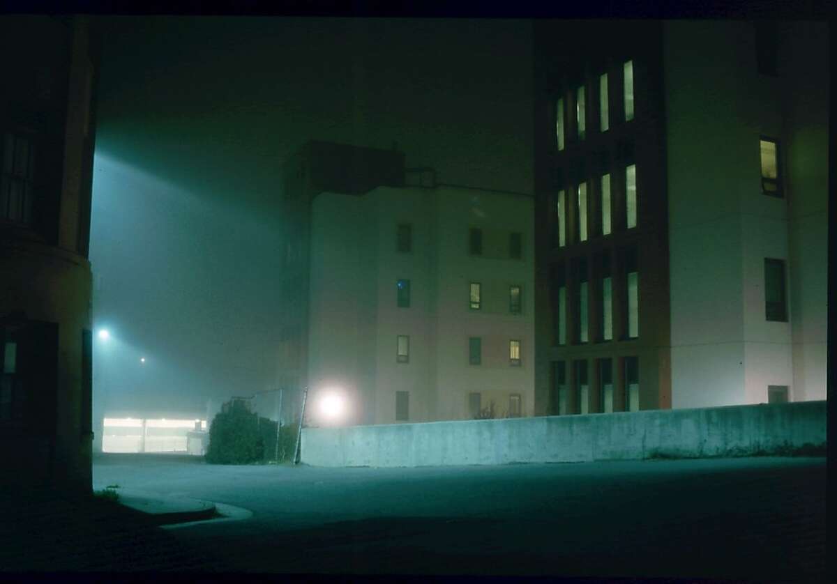 Still photo fromWilliam Farley's series on fog at night.