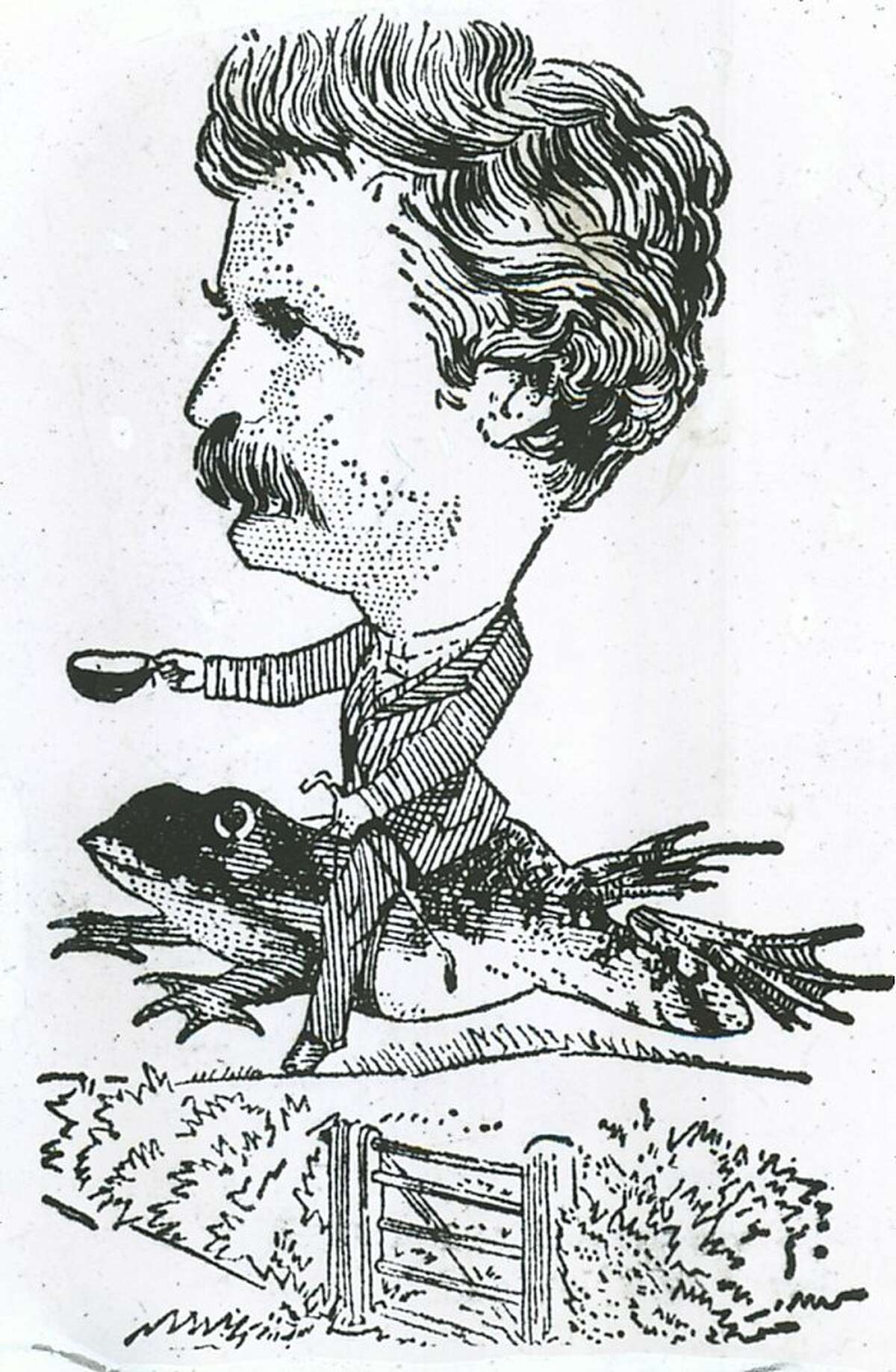 Insight02_KOMP.jpg This illustration of Mark Twain's celebrated jumping frog of Calavaras County appeared in the N.Y. Herald Tribune /San Francisco Chronicle