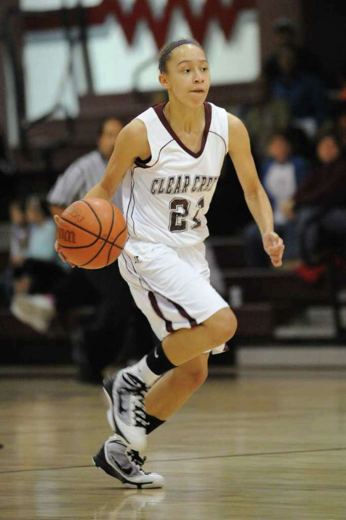 Clear Creek's Brentney Branch was sizzling during the break, averaging 26.4 points per game.