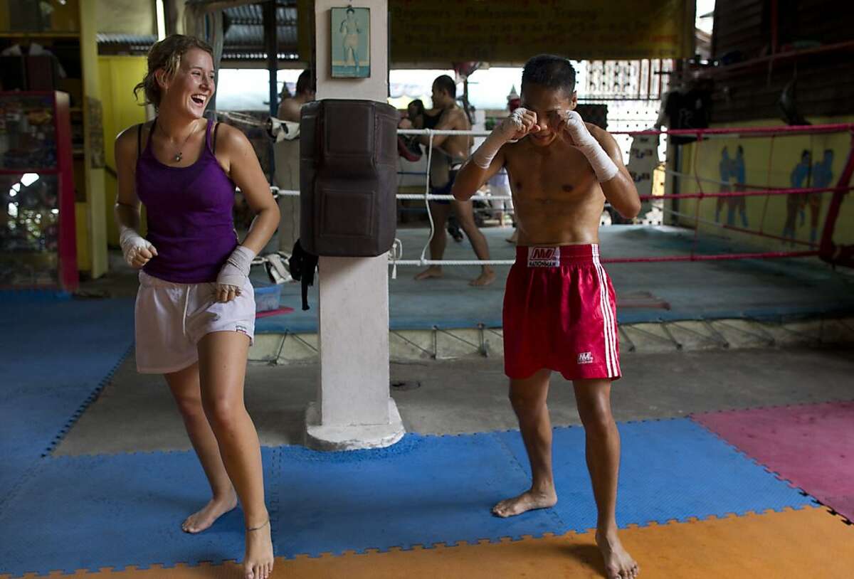 Muay Thai kickboxing in Thailand