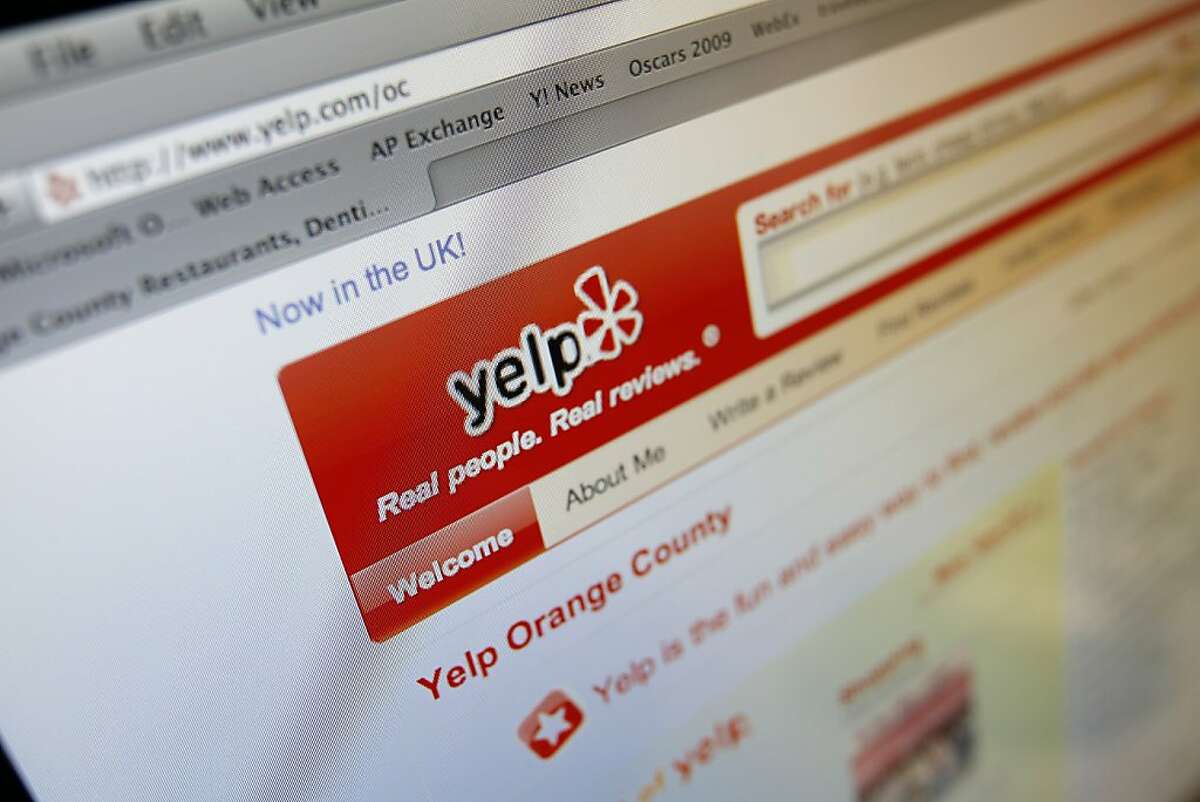 FILE - In this March 17, 2010 file photo, the Yelp Web site is shown on a computer screen in Los Angeles. Yelp now letting visitors see those that are automatically filtered out by software meant to catch content that isn't trustworthy. (AP Photo/Richard Vogel, File) Ran on: 04-07-2010 Yelp, which posts opinions about restaurants and businesses, will let visitors see all the reviews. Ran on: 04-07-2010 Yelp, which posts opinions about restaurants and businesses, will let visitors see all the reviews. Ran on: 05-07-2010 Yelp, the Web site that lets users post reviews, says it is already popular in Ireland and Britain. Ran on: 05-07-2010 Yelp, the Web site that lets users post reviews, says it is already popular in Ireland and Britain.