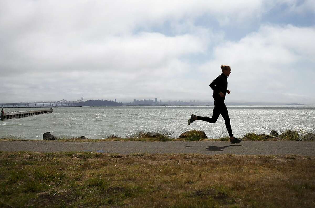 Sam Fox, 24, of Berkeley, trains for his upcoming 60-day hike and run in Berkeley, Calif., August 4, 2011. Fox is attempting to break the current world record of 65 days to hike the entire 2,650-Mile Pacific Crest Trail to raise money for Parkinson's research.