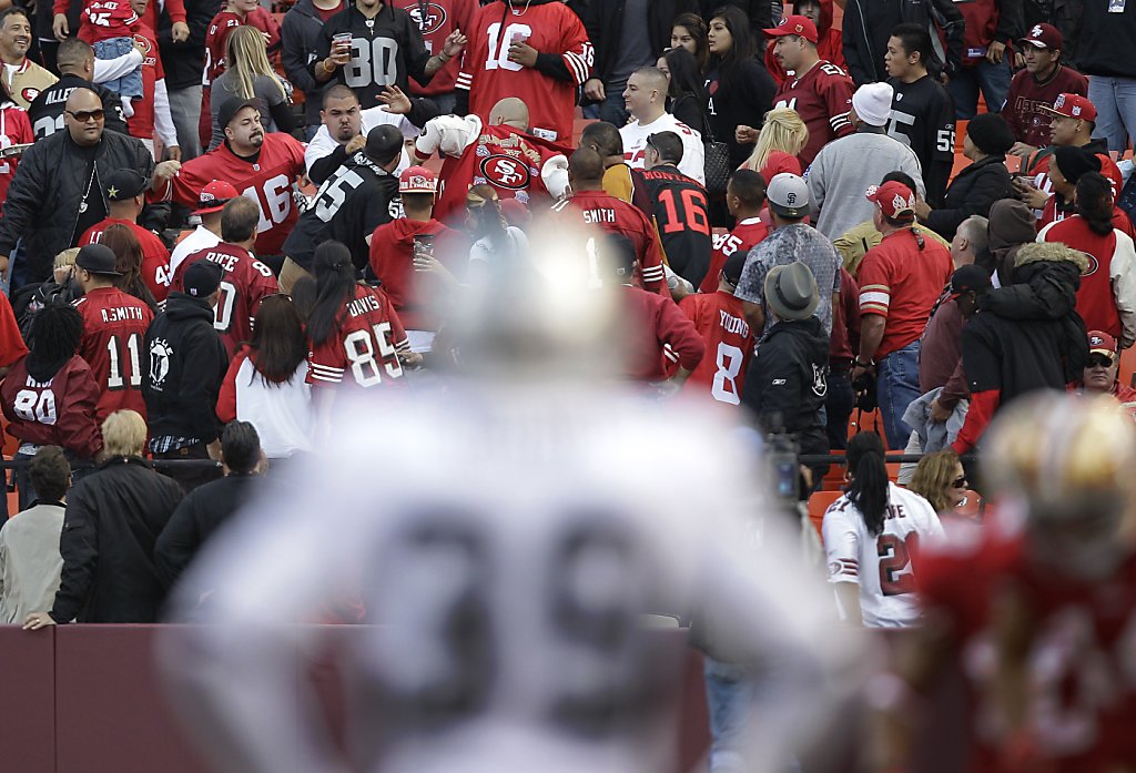 Funk Season 2011: Violence at Niner vs. Raider game mirrors mayhem